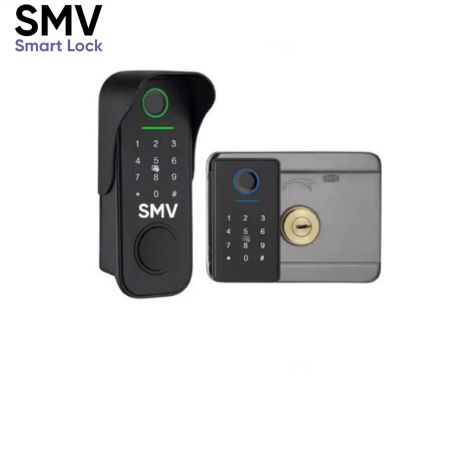 Khoá cổng vân tay ngoài trời SMV CN1D (Phiên bản 2 mặt)